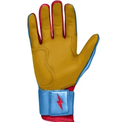 Sale BADER Series Long Cuff Batting Gloves Specialty|Blue