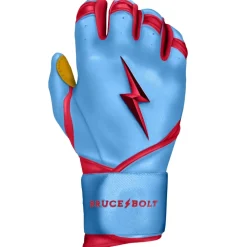 Sale BADER Series Long Cuff Batting Gloves Specialty|Blue