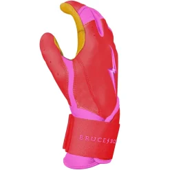 Discount BADER Series Long Cuff Batting Gloves Pink|Red