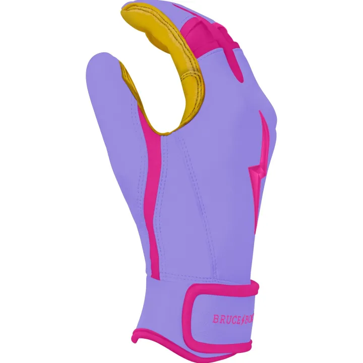 Clearance BADER Series Short Cuff Batting Gloves Specialty|Pink