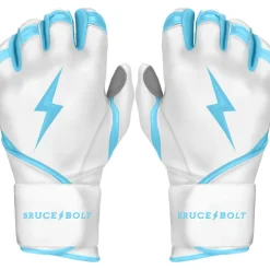 Best CHROME Series Long Cuff Batting Gloves Specialty|White