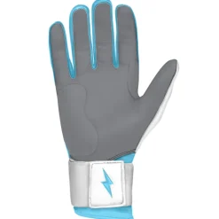 Best CHROME Series Long Cuff Batting Gloves Specialty|White