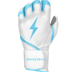 Best CHROME Series Long Cuff Batting Gloves Specialty|White