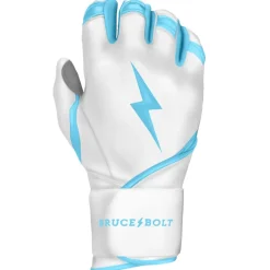 Best CHROME Series Long Cuff Batting Gloves Specialty|White