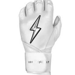 New CHROME Series Long Cuff Batting Gloves White|Batting Gloves