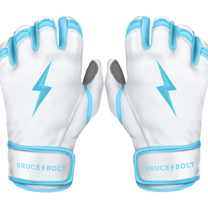 New CHROME Series Short Cuff Batting Gloves Specialty|White