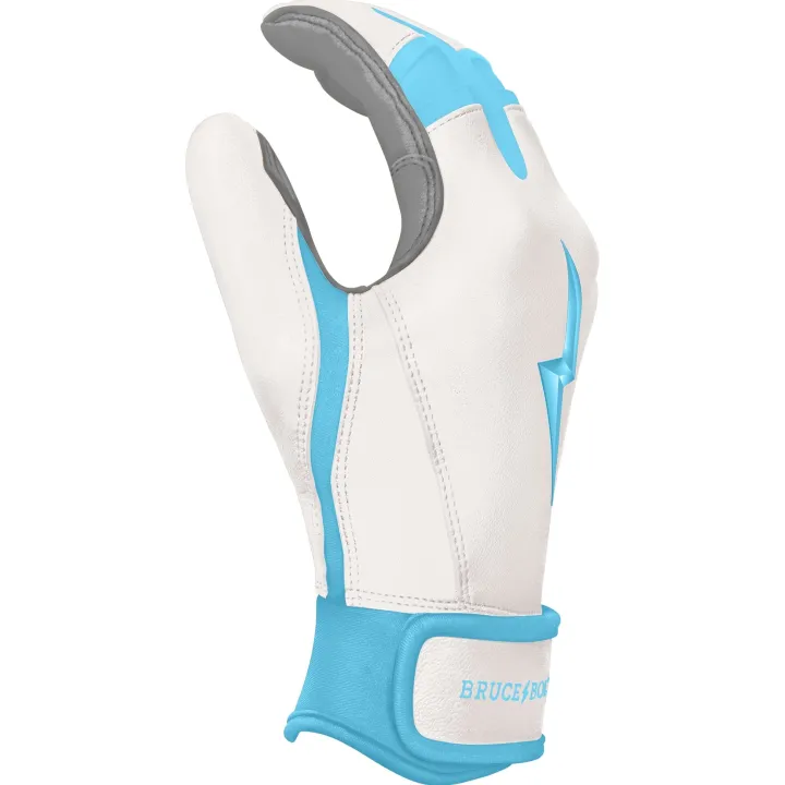 New CHROME Series Short Cuff Batting Gloves Specialty|White