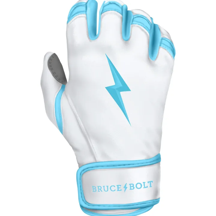 New CHROME Series Short Cuff Batting Gloves Specialty|White