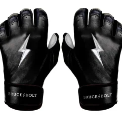 New CHROME Series Short Cuff Batting Gloves Black|Batting Gloves