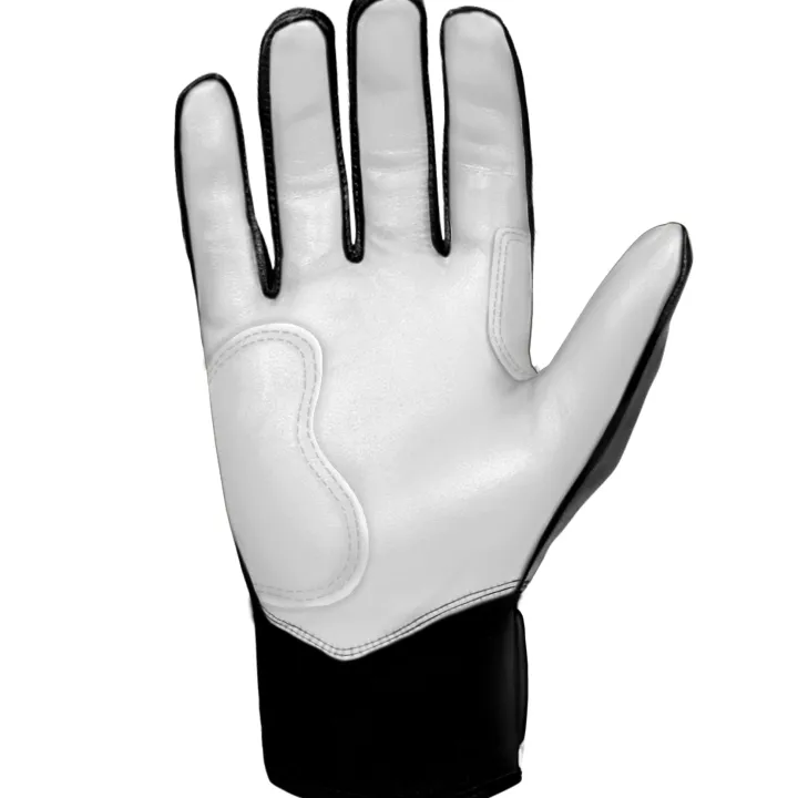 New CHROME Series Short Cuff Batting Gloves Black|Batting Gloves