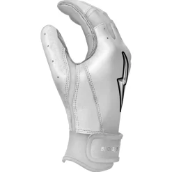 Sale CHROME Series Short Cuff Batting Gloves White|Batting Gloves