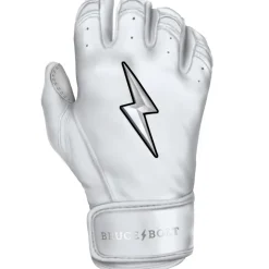 Sale CHROME Series Short Cuff Batting Gloves White|Batting Gloves