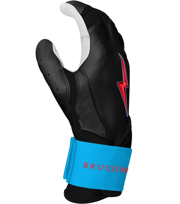 Creator Series Long Cuff Batting Gloves Specialty|Black