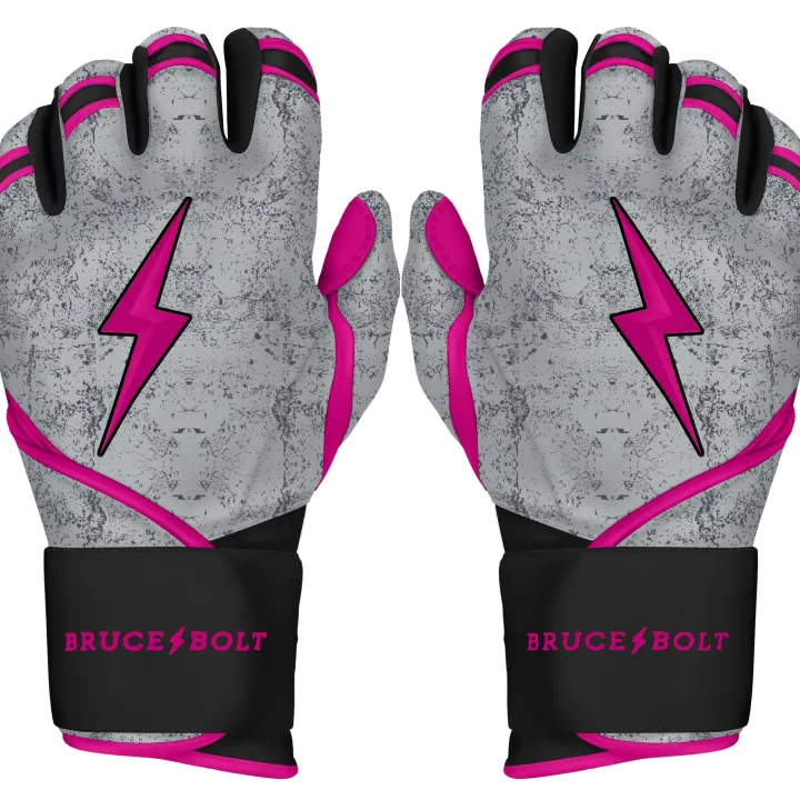 Online Creator Series Long Cuff Batting Gloves Pink|Black