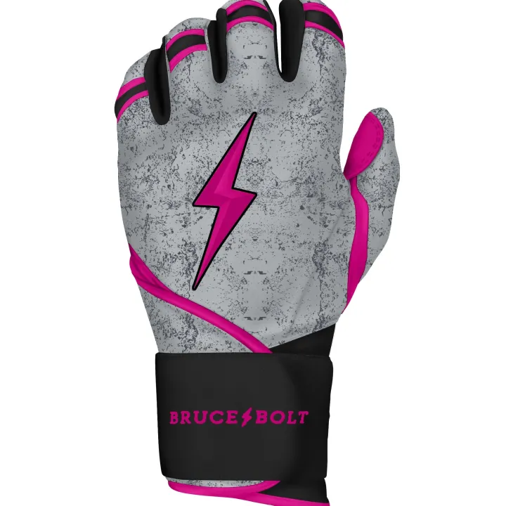 Online Creator Series Long Cuff Batting Gloves Pink|Black