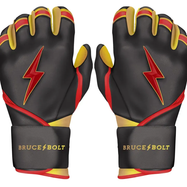 Creator Series Long Cuff Batting Gloves Specialty|Black