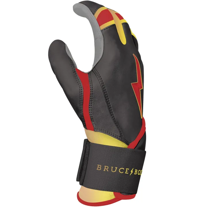 Creator Series Long Cuff Batting Gloves Specialty|Black