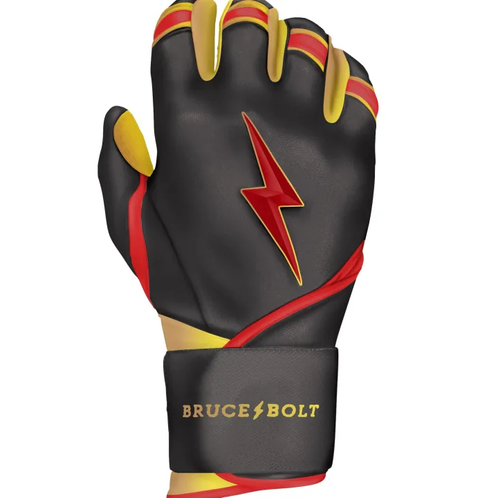 Creator Series Long Cuff Batting Gloves Specialty|Black