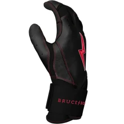 Sale Creator Series Long Cuff Batting Gloves Black|Red