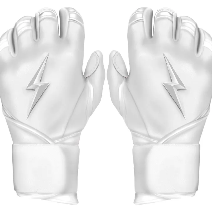 Clearance Creator Series Long Cuff Batting Gloves White|Batting Gloves