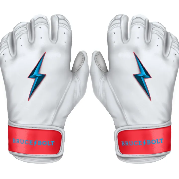 Creator Series Short Cuff Batting Gloves Specialty|White
