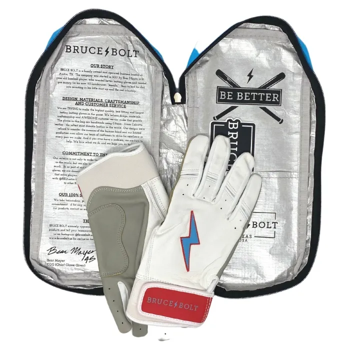 Creator Series Short Cuff Batting Gloves Specialty|White