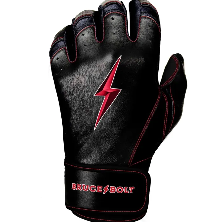 Outlet Creator Series Short Cuff Batting Gloves Black|Red
