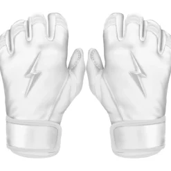 Hot Creator Series Short Cuff Batting Gloves White|Batting Gloves