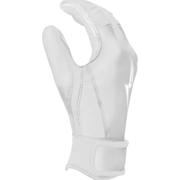Hot Creator Series Short Cuff Batting Gloves White|Batting Gloves