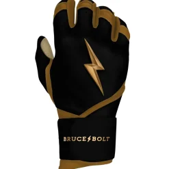 Sale GOLD SERIES Long Cuff Batting Gloves Specialty|Black