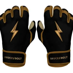 Sale GOLD SERIES Short Cuff Batting Gloves Specialty|Black