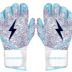 Clearance HAPP Series Long Cuff Batting Gloves White|Specialty