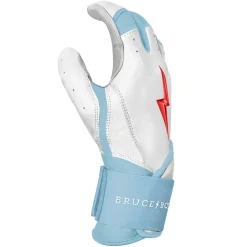 Clearance HAPP Series Long Cuff Batting Gloves Specialty|White