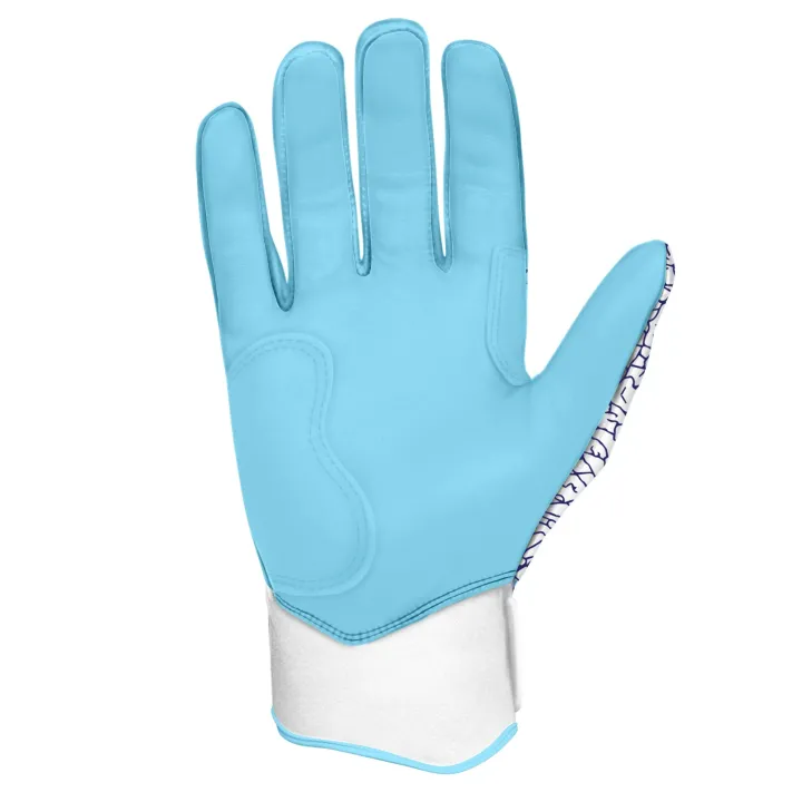 Best HAPP Series Short Cuff Batting Gloves Specialty|White