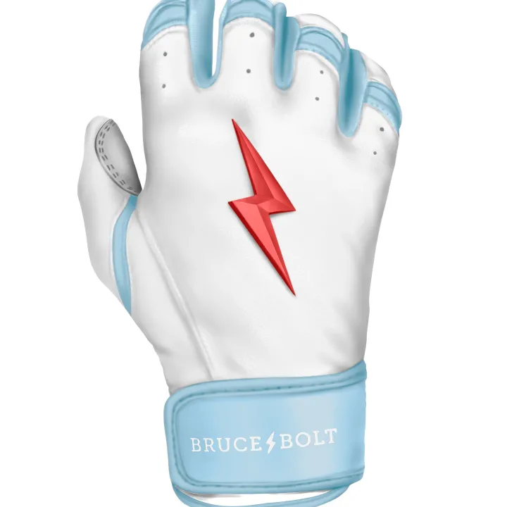 Discount HAPP Series Short Cuff Batting Gloves Specialty|White