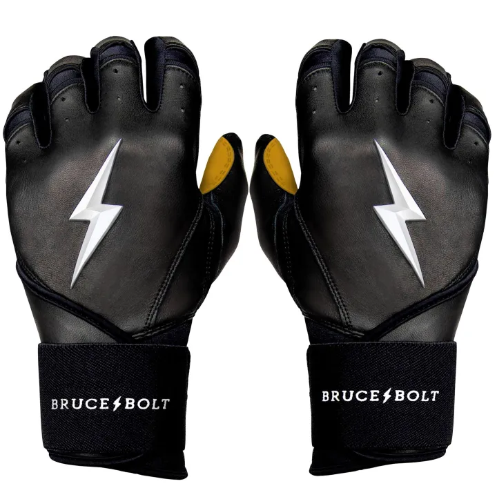 Best Long Cuff Batting Gloves Black|Batting Gloves