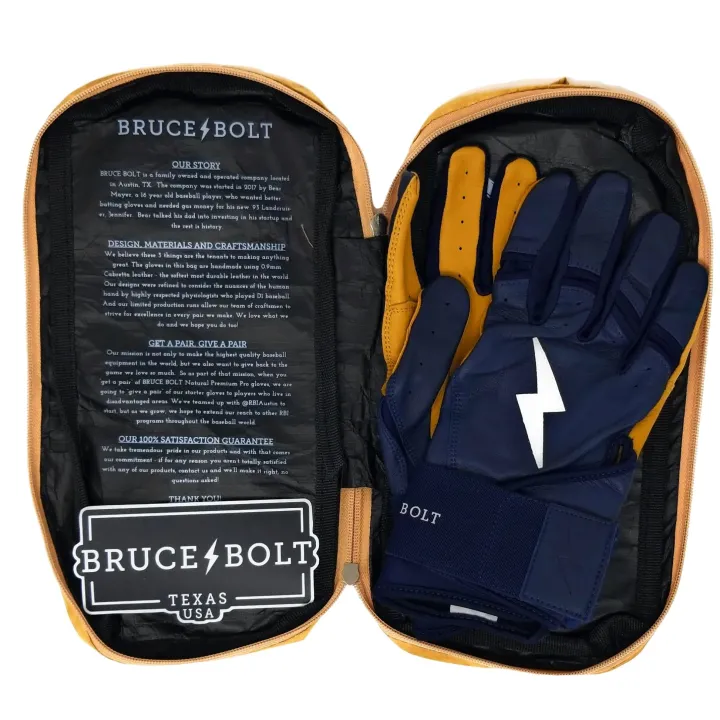 Long Cuff Batting Gloves Blue|Batting Gloves