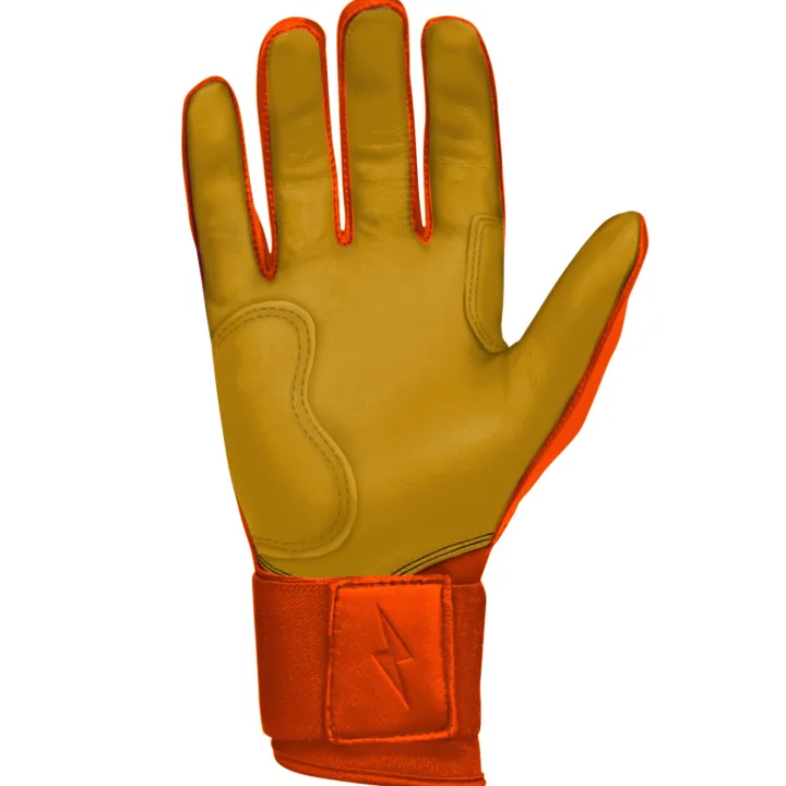 Best Long Cuff Batting Gloves Orange|Batting Gloves