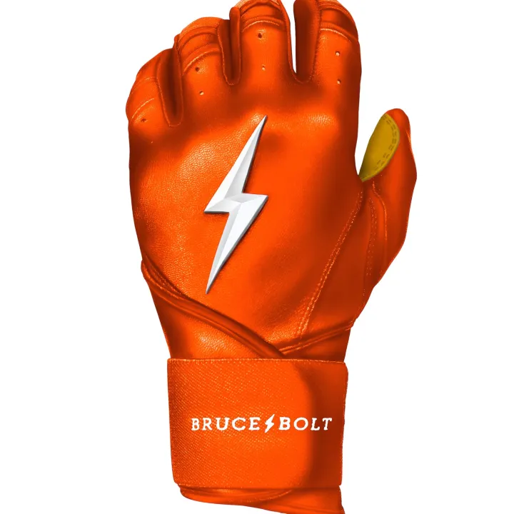 Best Long Cuff Batting Gloves Orange|Batting Gloves