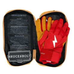 Discount Long Cuff Batting Gloves Red|Batting Gloves