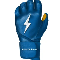 Long Cuff Batting Gloves Blue|Batting Gloves