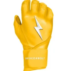 Discount Long Cuff Batting Gloves Yellow|Batting Gloves