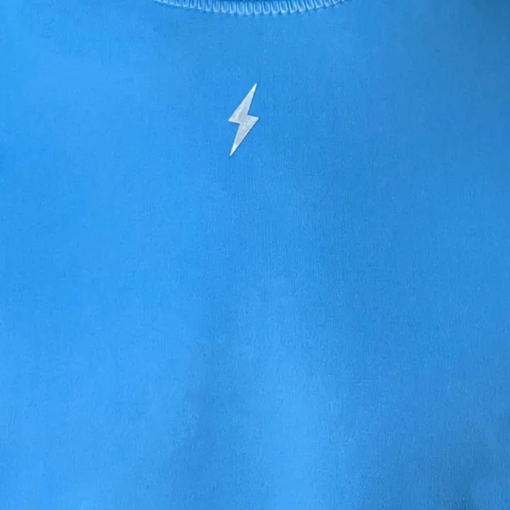 New Long Sleeve Performance T-Shirt With Reflective Bolt Performance Tees