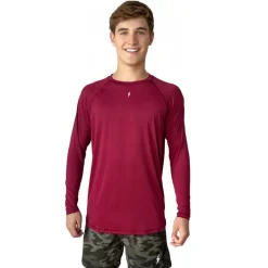Best Long Sleeve Performance T-Shirt With Reflective Bolt Performance Tees