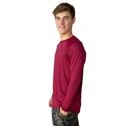 Best Long Sleeve Performance T-Shirt With Reflective Bolt Performance Tees