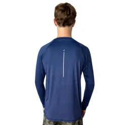 Hot Long Sleeve Performance T-Shirt With Reflective Bolt Performance Tees