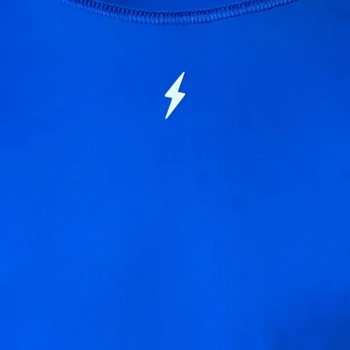 Outlet Long Sleeve Performance T-Shirt With Reflective Bolt Performance Tees