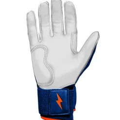 New NIMMO Series Long Cuff Batting Gloves Blue|Orange