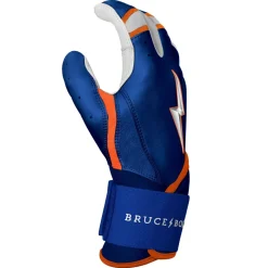 New NIMMO Series Long Cuff Batting Gloves Blue|Orange