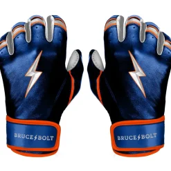 NIMMO Series Short Cuff Batting Gloves Blue|Orange